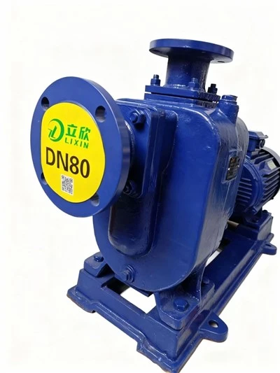 Pompa per liquami autoadescante-
